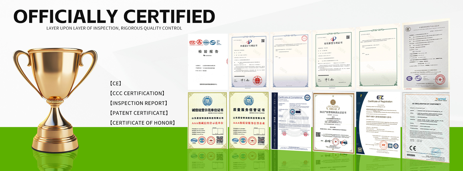 calidad Cubierta para extintor de incendios fábrica