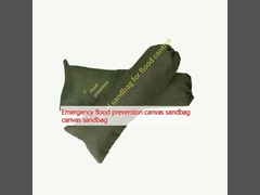 En caso de inundación de emergencia bolsa de arena de lona bolsa de arena de lona