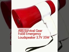 Equipo de supervivencia ABS altavoz de emergencia de alimentos 3.7V 35W