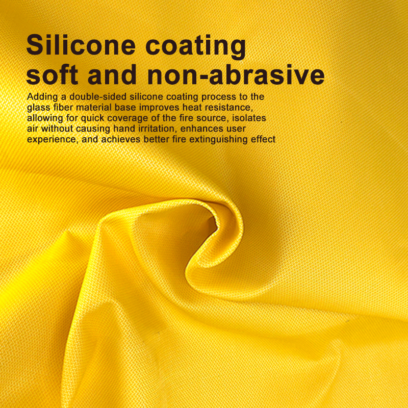 Ht800 Home Fire Proof Safety Emergency Fire Registant Fiberglass Fire Blanket for Kitchen