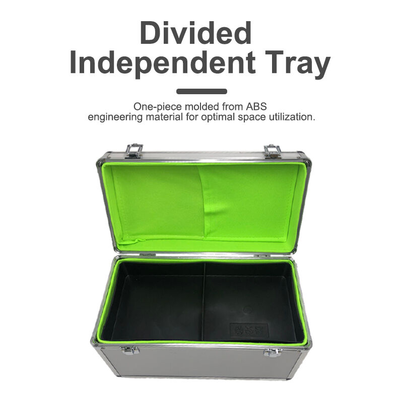 An empty aluminum alloy emergency medical kit for safety and protection