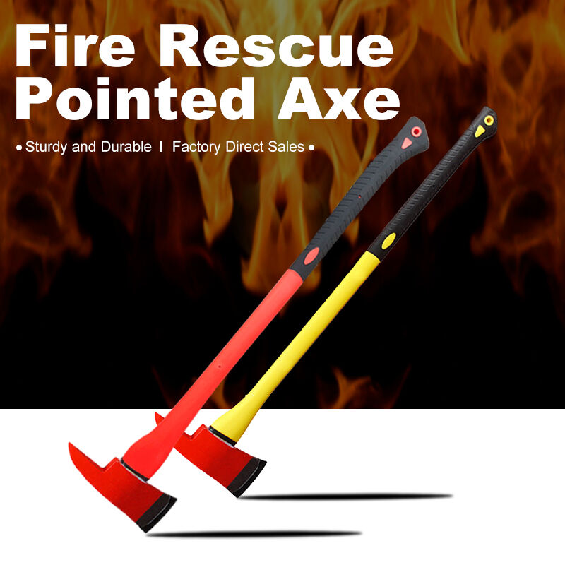 American Sharp Axe Professional High-Quality Firefighter Rescue Axe With Fiberglass Handle