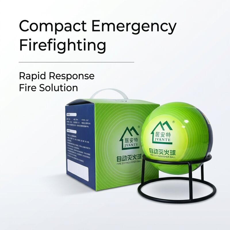 1.2kg Jvante Spherical Dry Powder Fire Extinguisher Stand 90 Powder