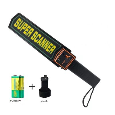 Detector de metal de mano de 9 V con batería que detecta objetos metálicos
