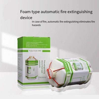 Capacidad de llenado del dispositivo automático de extinción de incendios de espuma: 1L, validez: 3 años