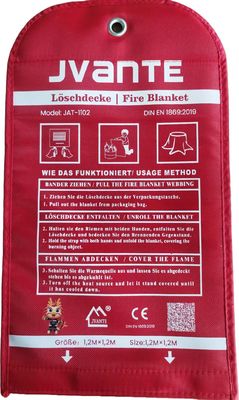 100% de fibra de vidrio manta de fuego Buen ayudante para el combate a incendios de la cocina en el hogar
