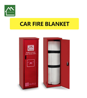 Cubierta para extintor de incendios de color blanco 550°C Temperatura Protección a largo plazo Para la seguridad de los automóviles