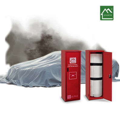 0Cubierta contra incendios de automóviles de.6 mm de espesor, material de fibra de vidrio, utilizado para la supresión de incendios de automóviles o baterías de automóviles