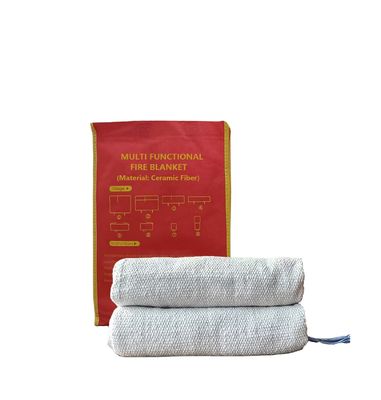 Cubierta de fuego de fibra de cerámica blanca Solución perfecta para emergencias de fábrica