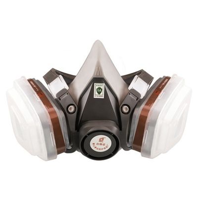 Mascarilla de gas KN95 reutilizable para la mitad de la cara Respirador absorbente de polvo con filtración de aire
