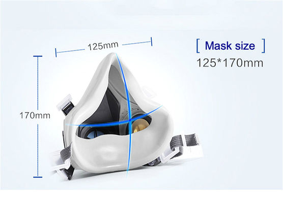 Mascarilla de gas KN95 reutilizable para la mitad de la cara Respirador absorbente de polvo con filtración de aire