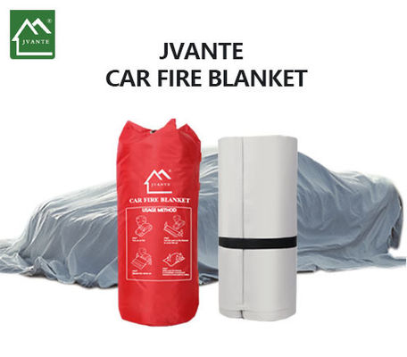 Blanco de alta silicona JAT-303 Blanco contra incendios 0,6 espesor de fibra de vidrio Blanco contra incendios de vehículos Soldadura Protección de alta visibilidad