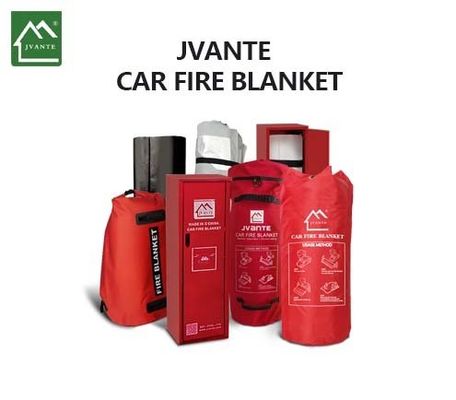 Blanco de alta silicona JAT-303 Blanco contra incendios 0,6 espesor de fibra de vidrio Blanco contra incendios de vehículos Soldadura Protección de alta visibilidad