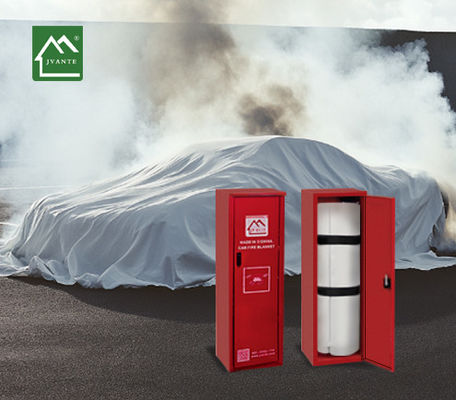 Cubierta industrial contra incendios, material de fibra de vidrio, protección superior para automóviles