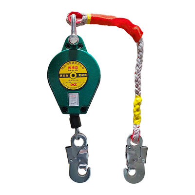 Línea de vida autorretráctil de 150 kg, anticaídas, cable de acero, dispositivo anticaídas para construcción